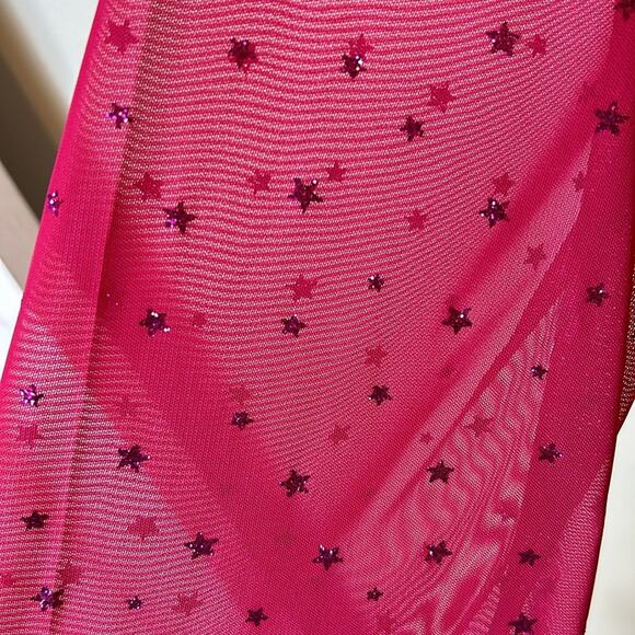 NEW Savage X Fenty PINK sheer star print crop top bra, 2X - Picture 7 of 11